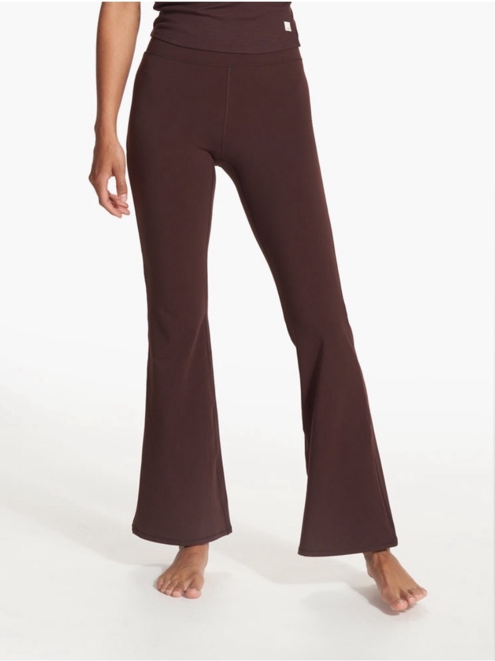 Vuori Studio Flare Legging Size XS Brown Excellent Condition